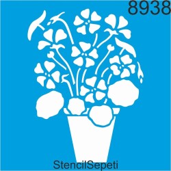 Çiçek - StencilSepeti