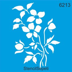 Çiçek deseni - StencilSepeti