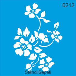 Çiçek deseni - StencilSepeti