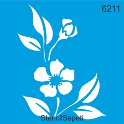 Çiçek deseni - StencilSepeti