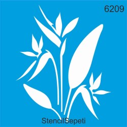 Çiçek Deseni - StencilSepeti