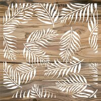 Çiçek Deseni - Stencil Boyama Şablonu - 2