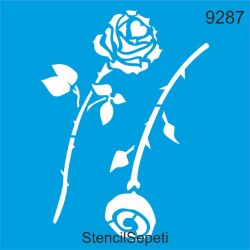 Çiçek Desenleri - StencilSepeti