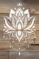 Çiçek - Stencil Boyama Şablonu - 2