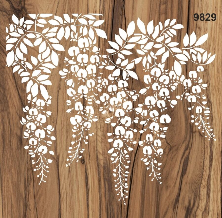 Sarmaşıklar - Stencil Boyama Şablonu - 2