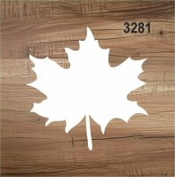 Çınar Yaprağı - Stencil Şablon - 2