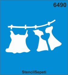 Çocuk Elbisesi - StencilSepeti