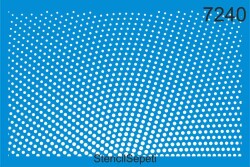 Dairesel Puantiyeli Desen - StencilSepeti
