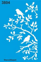 Daldaki Kuşlar - StencilSepeti