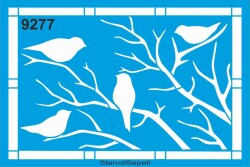 Daldaki Kuşlar - StencilSepeti