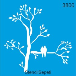 Daldaki Kuşlar - StencilSepeti
