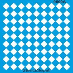 Damalı Desen - StencilSepeti