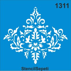 Damask Desen - StencilSepeti