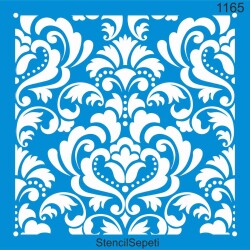 Damask Desen - StencilSepeti