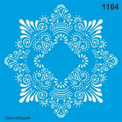 Damask Desen - StencilSepeti
