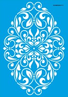 Damask - Stencil Boyama Şablonu - 1