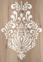 Damask Deseni - Stencil Boyama Şablonu - 2