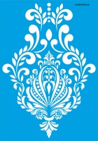 Damask - Stencil Boyama Şablonu - 1