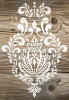 Damask - Stencil Boyama Şablonu - 2