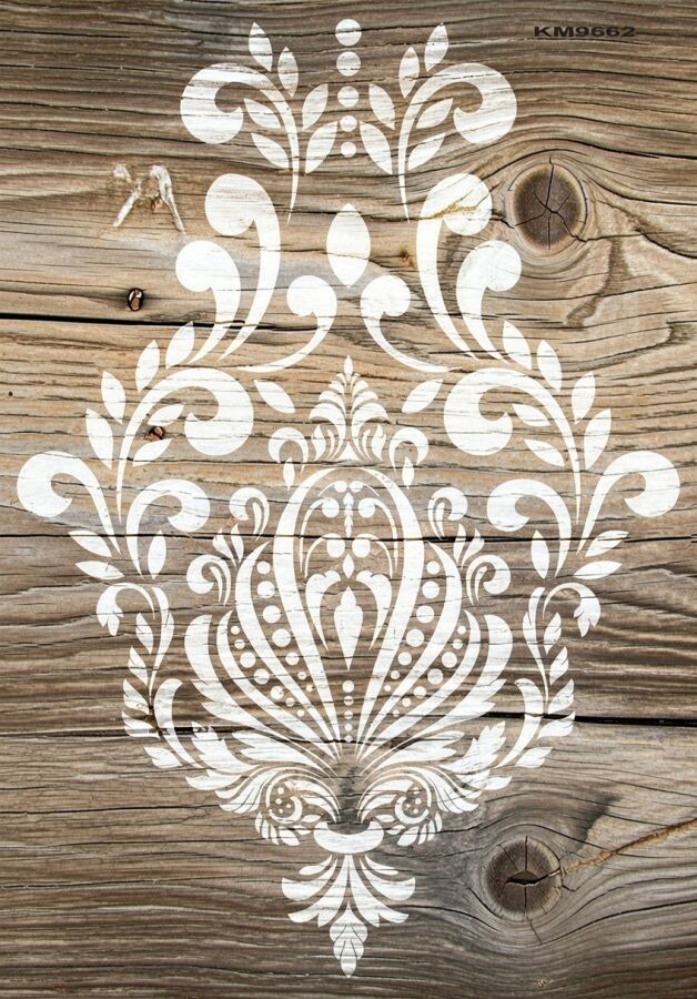 Damask - Stencil Boyama Şablonu - 2