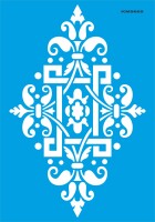 Damask - Stencil Boyama Şablonu - 1