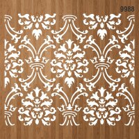 Damask - Stencil Boyama Şablonu - 2