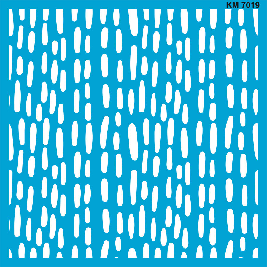 Damla Duvar Deseni Stencil Boyama Şablonu - 1