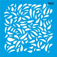 Damlalar - Stencil Boyama Şablonu - 1