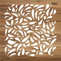 Damlalar - Stencil Boyama Şablonu - 2