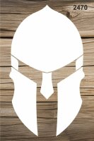 Demir Miğfer - Stencil Boyama Şablonu - 2