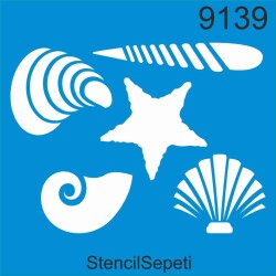 Deniz Kabukları 2 - StencilSepeti