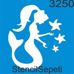 Deniz Kızı - StencilSepeti