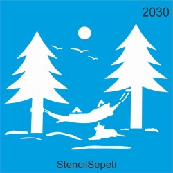 Doğaya Kaçış - StencilSepeti