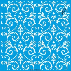 Duvar Deseni Stencil Boyama Şablonu - StencilSepeti