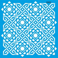 Duvar Deseni Stencil Boyama Şablonu - StencilSepeti