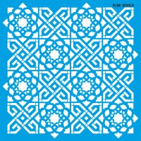 Duvar Deseni - Stencil Boyama Şablonu - StencilSepeti