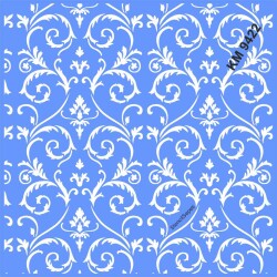 Duvar Deseni - Stencil Boyama Şablonu - StencilSepeti
