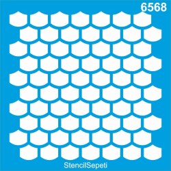 Duvar Deseni - Stencil Şablon - 1