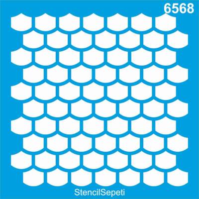 Duvar Deseni - Stencil Şablon - 1