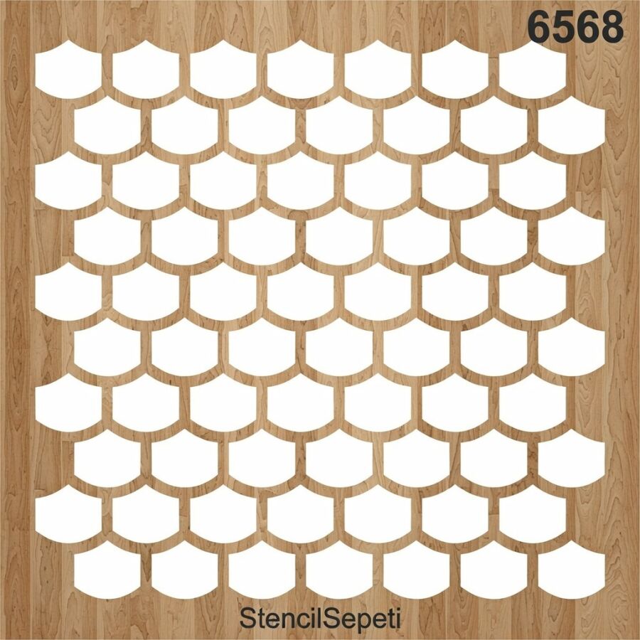 Duvar Deseni - Stencil Şablon - 2