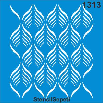 Duvar Deseni - Stencil Şablon - 1