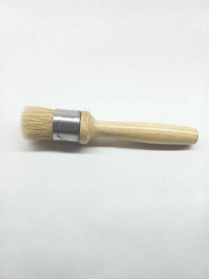 Düz Uclu Fırça 18,5 cm Eskitme Wax - Stencil Fırçası - 1