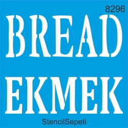 Ekmek - Bread - StencilSepeti
