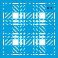 Ekose - Stencil Boyama Şablonu - 1