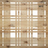 Ekose - Stencil Boyama Şablonu - 2