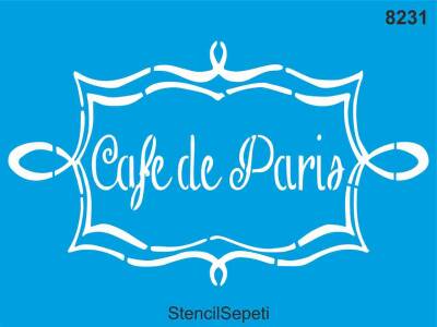 El yazısı Cafe De Paris - 1