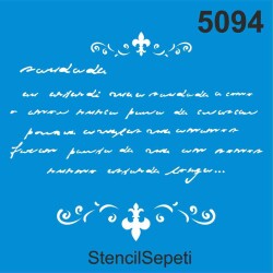 El Yazısı Mektup - StencilSepeti