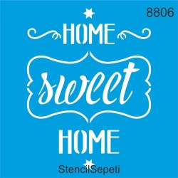Evim Güzel Evim - StencilSepeti