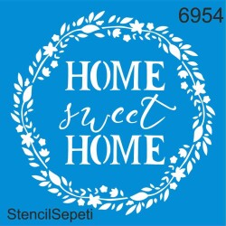 Evim Güzel Evim - StencilSepeti