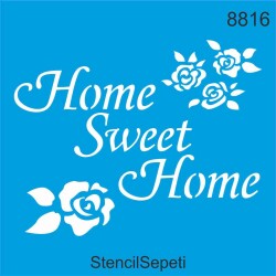 Evim Güzel Evim - StencilSepeti